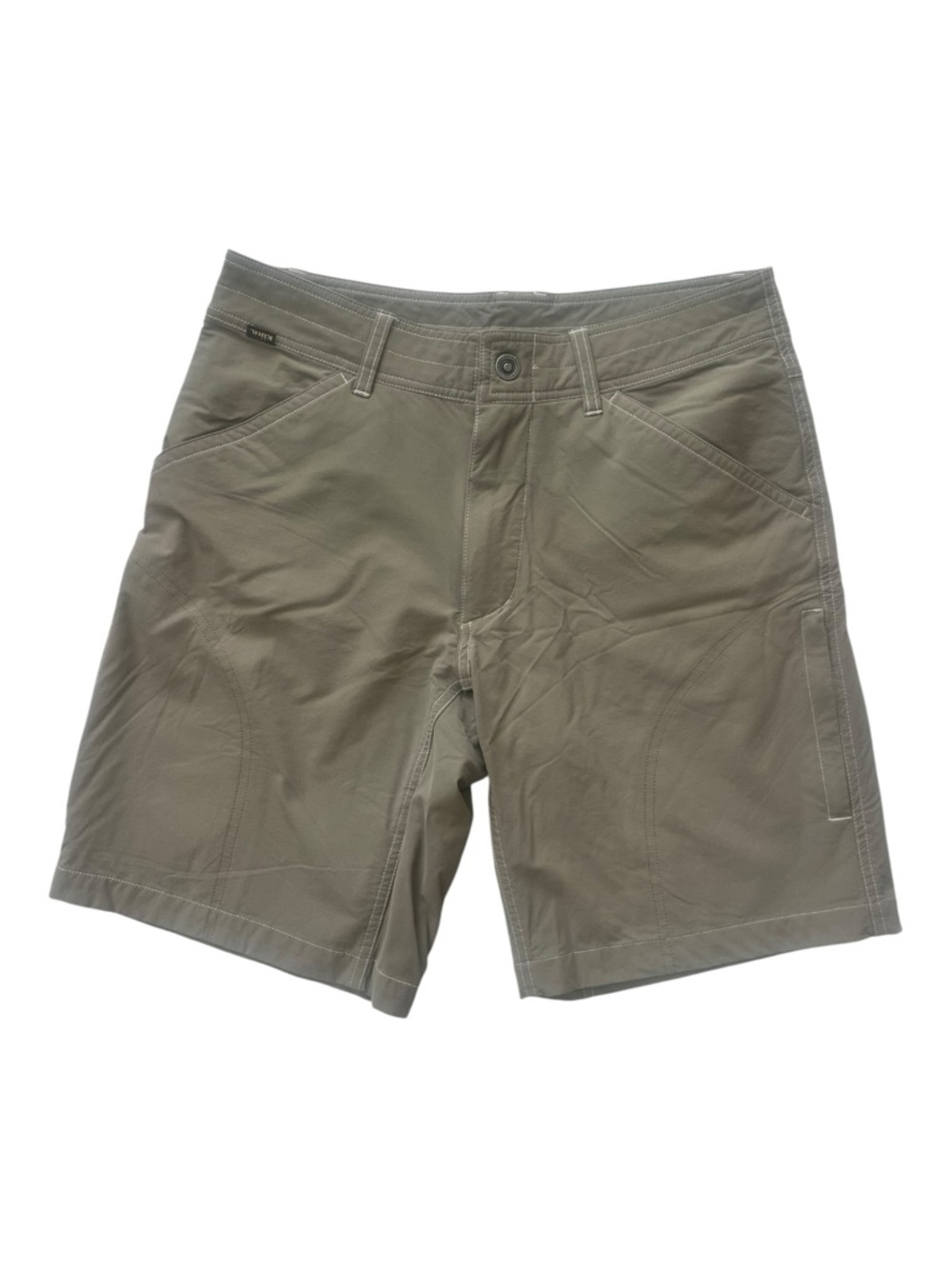 Kuhl Men's Ramblr  9" Hiking Climbing Shorts Brown Size 32 Pockets Stretch Nylon
